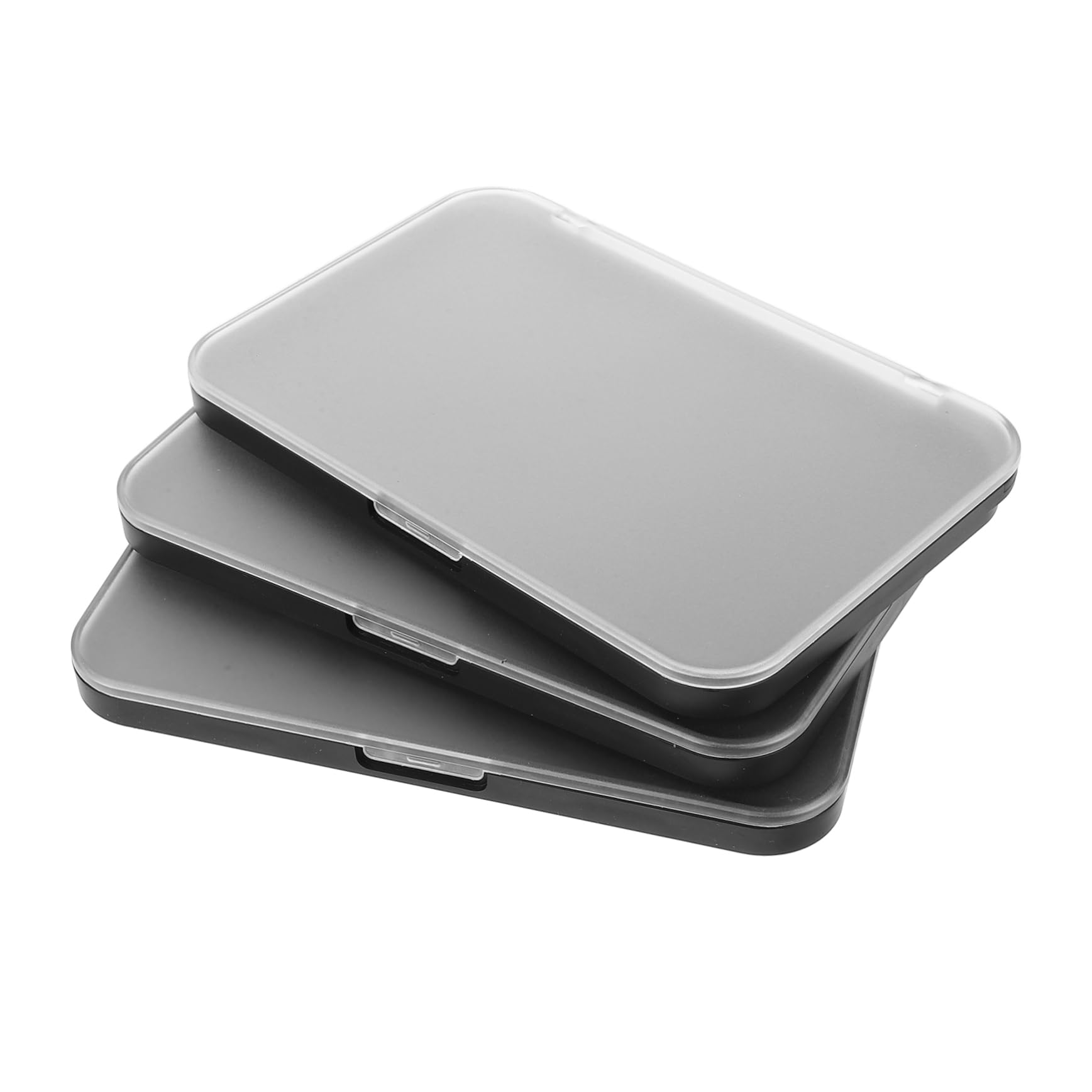 Palette Magnetica Vuota per Cosmetici, 3 Pezzi, Plastico Nero