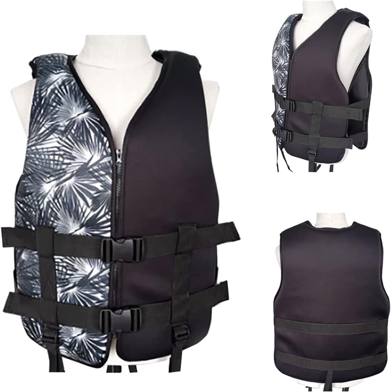 Neopren-Angeljacken mit Verstellbaren Trägern und Gesäßtasche, Angeljacken for Kajakfahren, Bootfahren, Schnorcheln