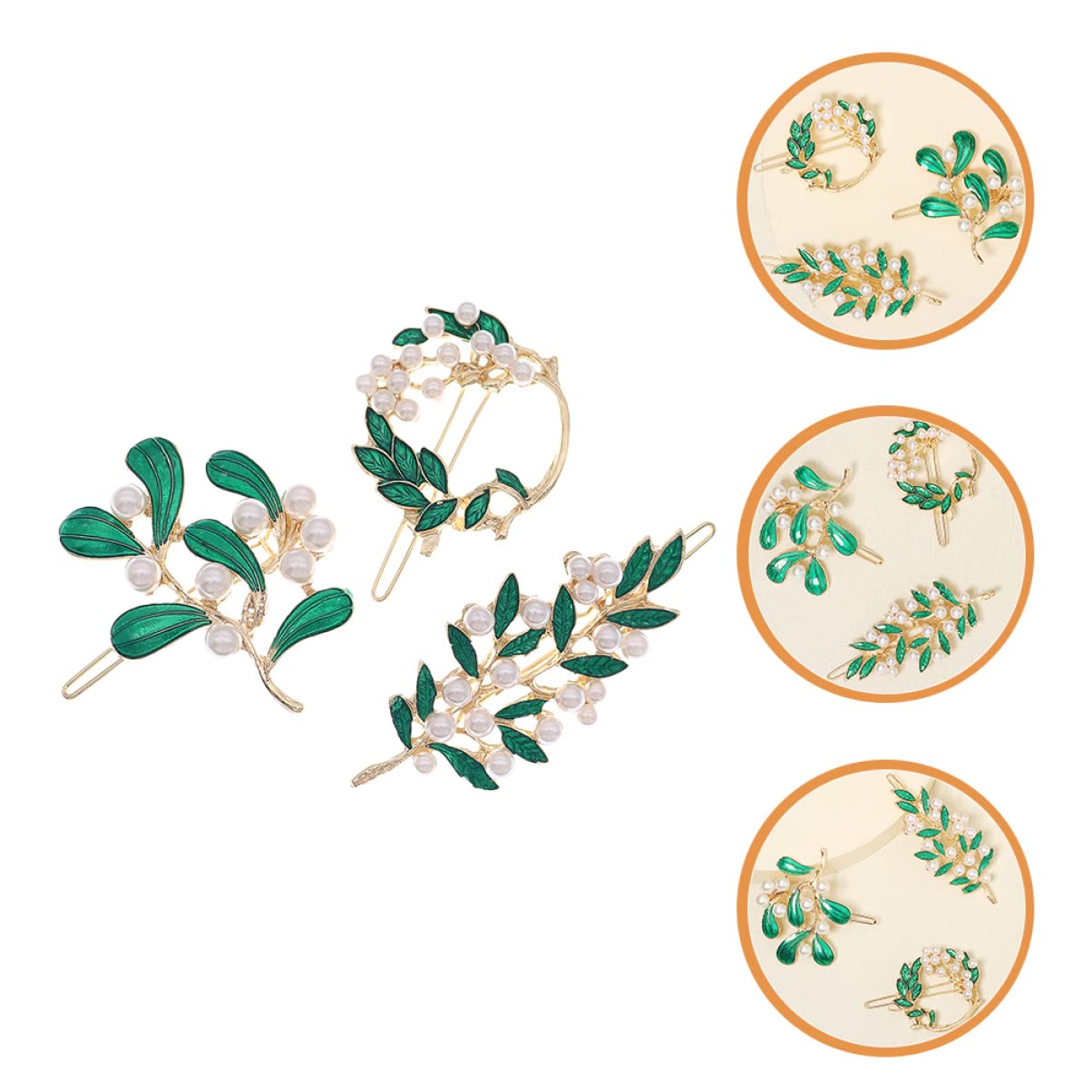 POPETPOP 15piezas Horquillas De Pelo De Perlas Para Mujeres y De Clips De Aleación Elegantes Para Bodas y