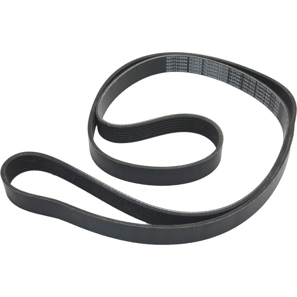for Scion tC Drive Belt 2005 2006 | Main Drive | Ribbed | Length: 76.25 in. | 7 Rib Count | Serpentine Belt