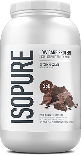 Isopure bajo en carbohidratos proteínas en polvo para diestas Keto 1062165 1