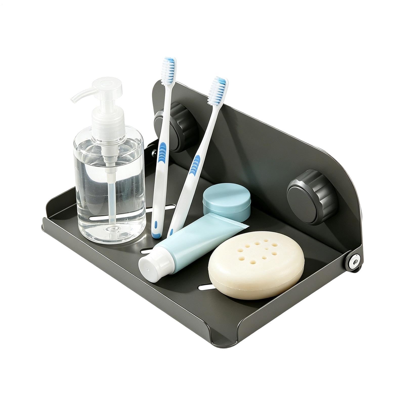 Soporte de pared para teléfono, soporte de almacenamiento adhesivo para ducha, cocina, baño, dormitorio, garaje, soporte de teléfono celular montado en la pared para organización del hogar