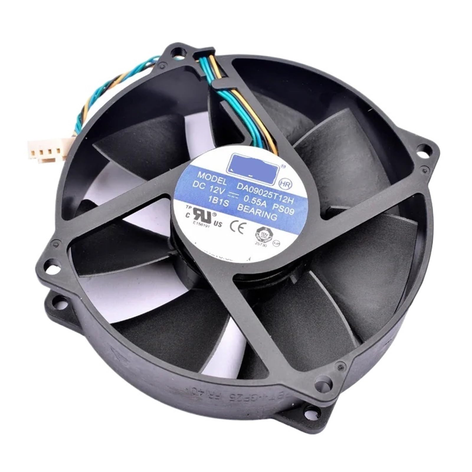 GJEXXPTST DA09025T12H Hole Pitch 71.5mm 8cm 9cm 92mm Fan DC12V 0.55A Ball Bearing 4 Lines
