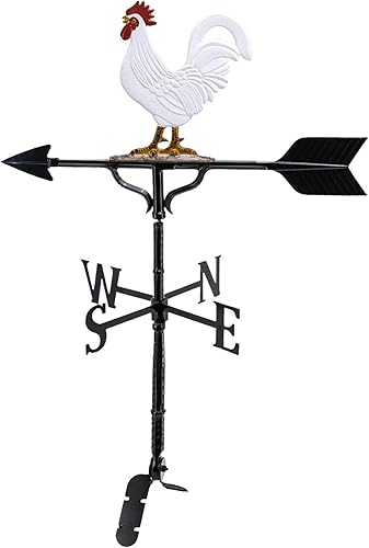 Veleta de 32 pulgadas con adorno de gallo de color