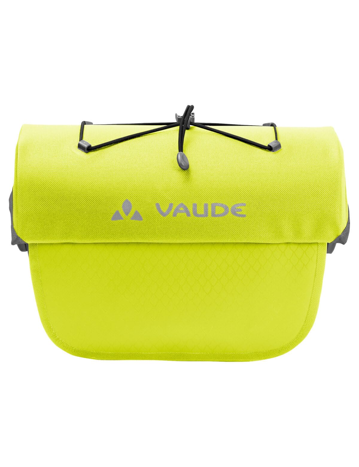 Bolsa para manillar Aqua Box de VAUDE. Hecha en lona libre de PVC con 6 litros de volumen. Puede ser usada como bolsa para manillar o bolsa de viaje, con correa de hombro desmontable. Verde cotorra
