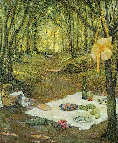 Tableau Toile Gouter Sous Bois Le Sidaner 60x90cm pour décoration murale