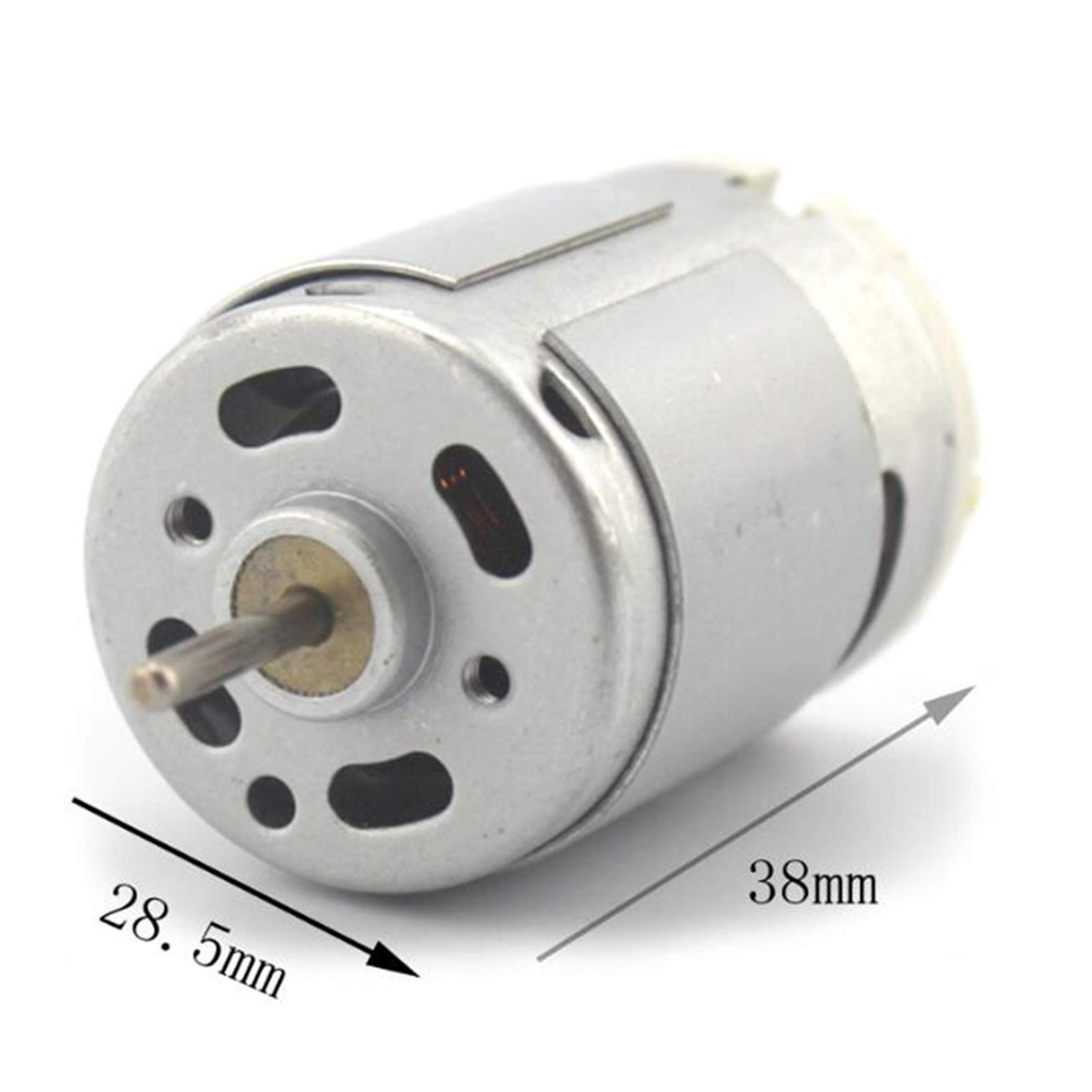 PEKMAR Moteur à Courant continu 3.6V modèle 380 Moteur à Courant continu, 6V 11500 TR/Min 1.08A Bricolage modèle Faisant des pièces Jouets Accessoires Faits à la Main, pièces de Pilote de Bricolage
