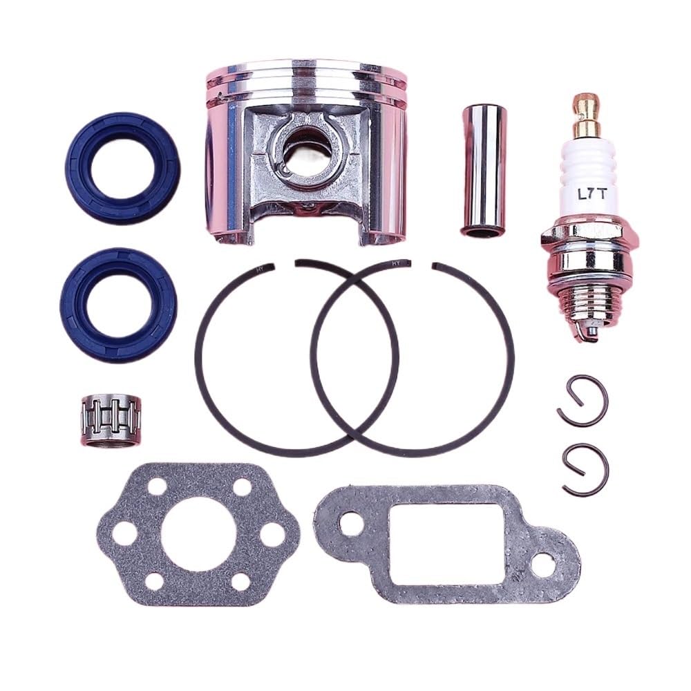 Kit segments de piston 42,5 mm résout perte puissance tronçonneuse MS250