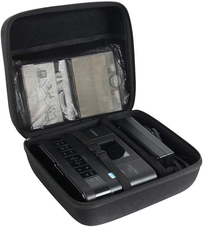 Hermitshell Fits Canon Selphy CP1200 / CP1300 Wireless Color Photo Printer Travel EVA Protective Case Carrying Pouch Cover Bag Compact Size