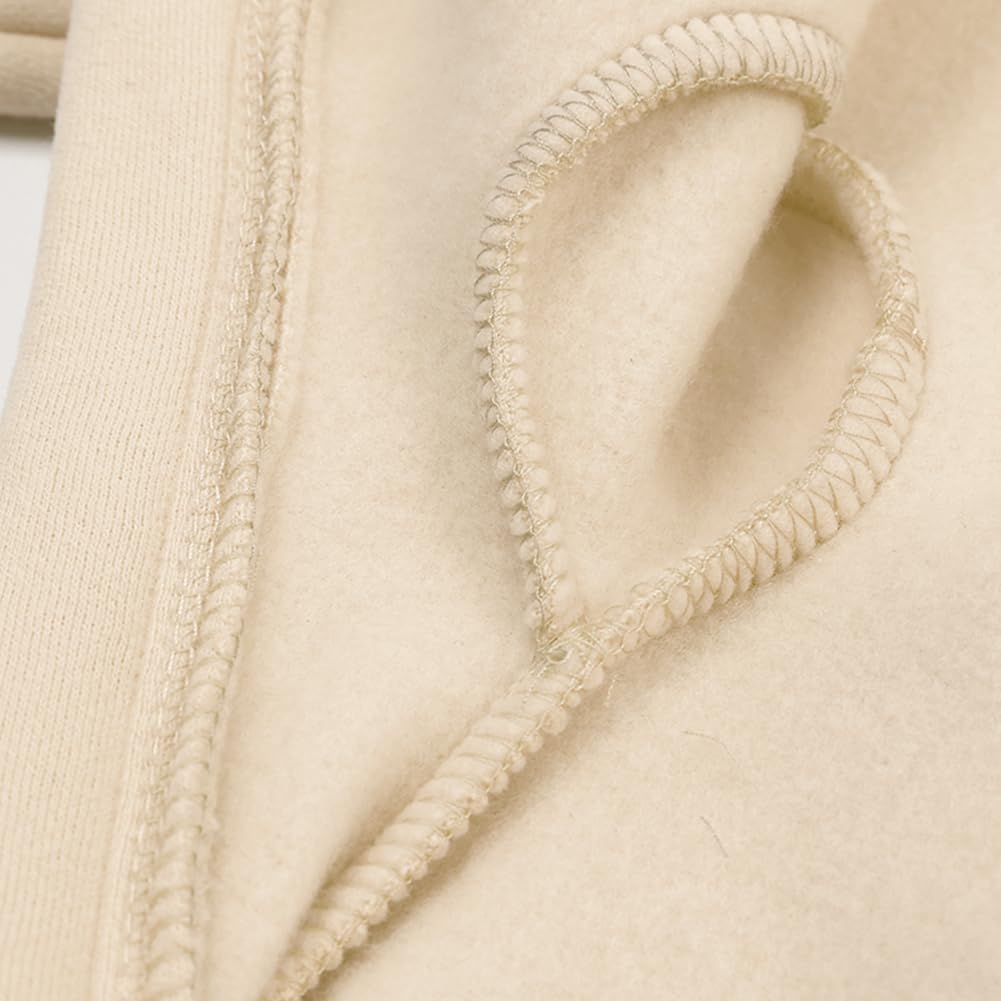 Odizli Neugeborene Baby Mädchen Junge Kleidung Herbst Winter Langarm Fleece Kapuze Strampler Overall