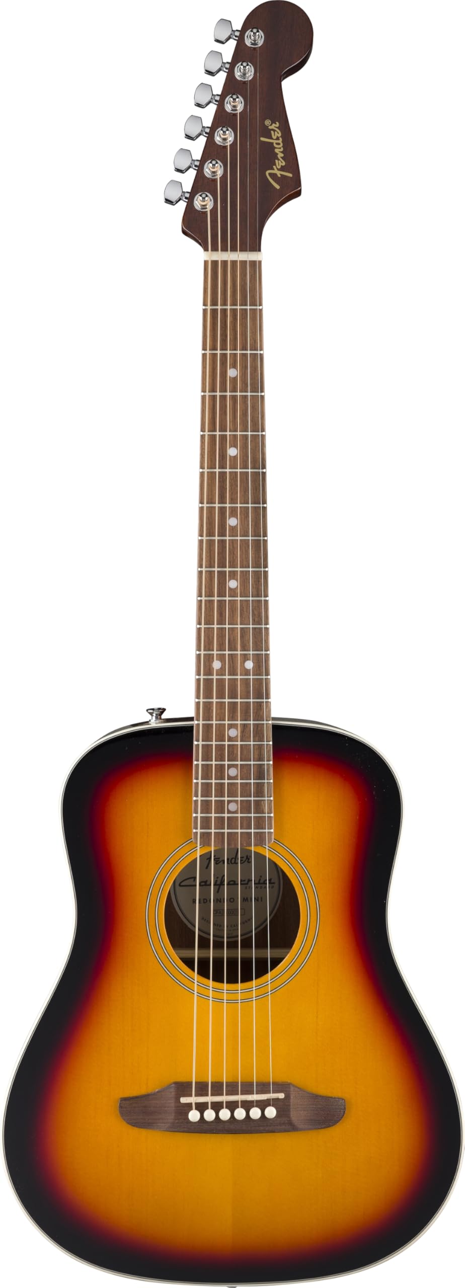 Fender California Standard Redondo Mini Guitarra Acústica con Bolsa