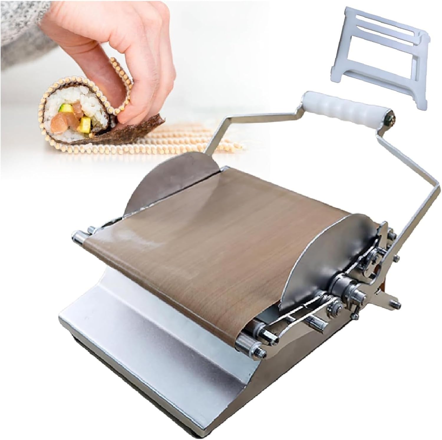 Stainless Steel Sushi Making Roller Kit - Sushi Roller Machine for Effortless Sushi Rolls