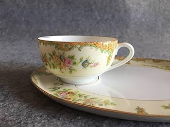 希少 オールドノリタケ スナック　プレート サービング　マルキ印 希少 オールドノリタケ スナック プレート サービング マルキ印