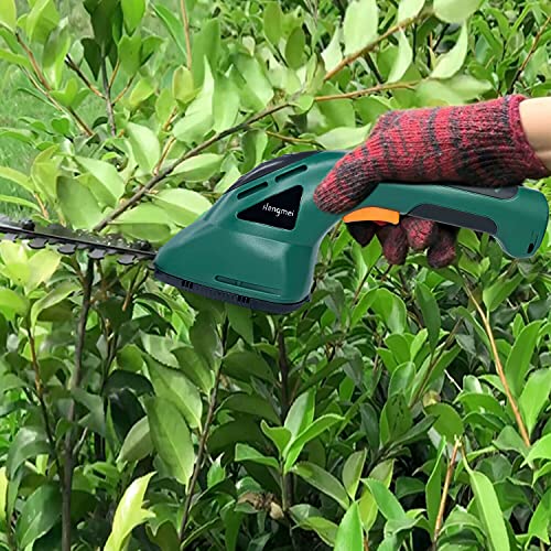 NING Accu-grastrimmer, accu-grastrimmer en tuinschaar, 1500 mAh, grasmaaier, 7,2 V - Afbeelding 4