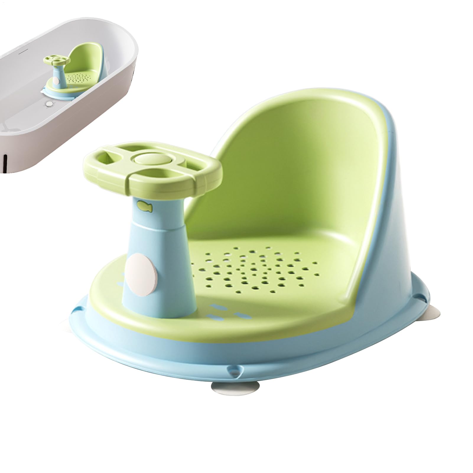Seggiolino da bagno per bambini, comodo lavaggio per ragazze, casa, campeggio, spiaggia, piscina, bagno, angolo arrotondato, abbraccio, riduce l'affaticamento
