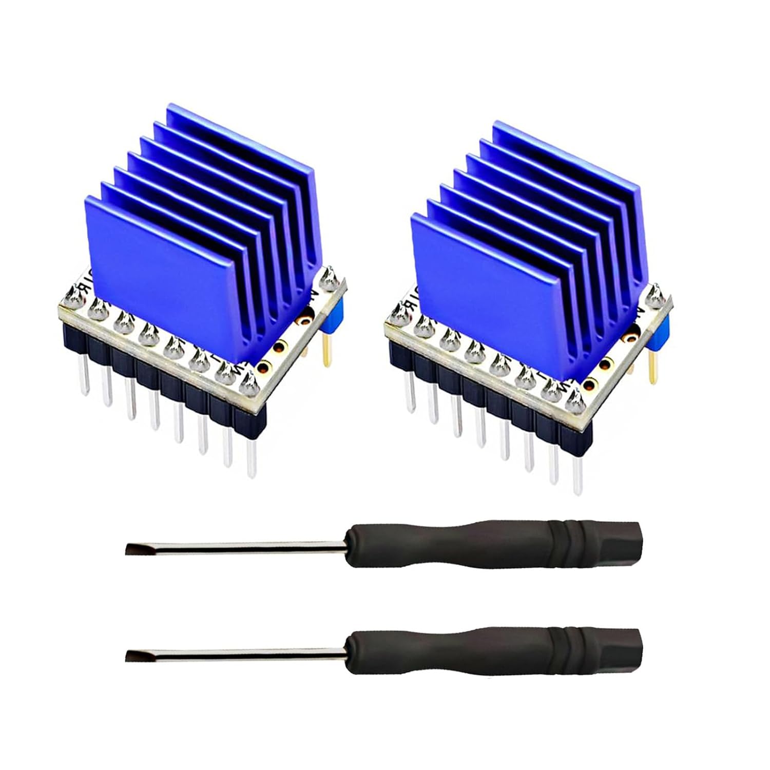 2 Pack TMC2208 3D Printer Stepper Motor Driver, TMC2208 V1.2 Stepper