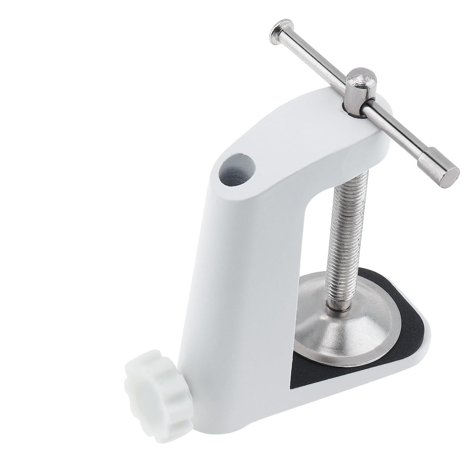 RTNLIT Universal C Shape Table Mounting Clamp for Microphone Suspension Boom Scissor Arm Stand Holder with Adjustable Positioning Screw, Fits up to