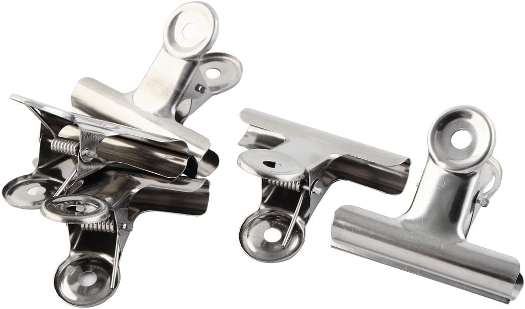 uxcell 5 x Files Paper Organize Spring Loaded Binder Clips