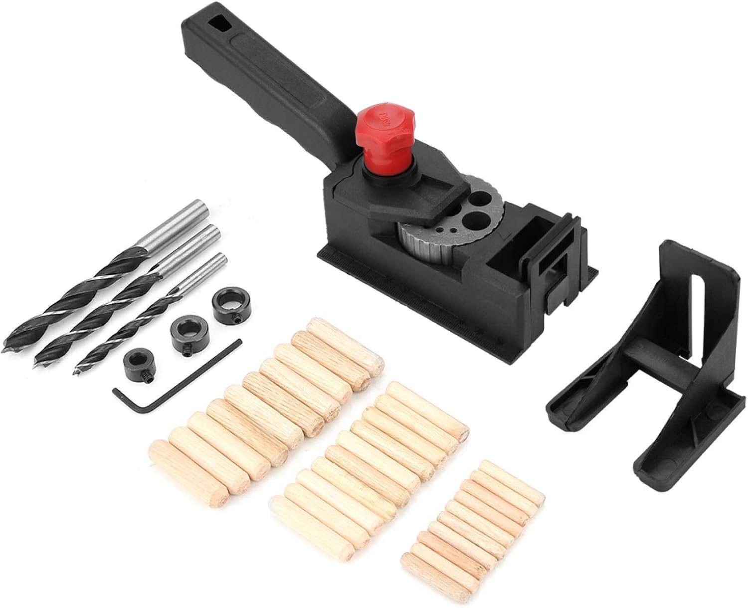 HolzdübelBohrlochführung mit Geradem Loch, Handgehaltenes Holzbohrwerk mit Geradem Loch