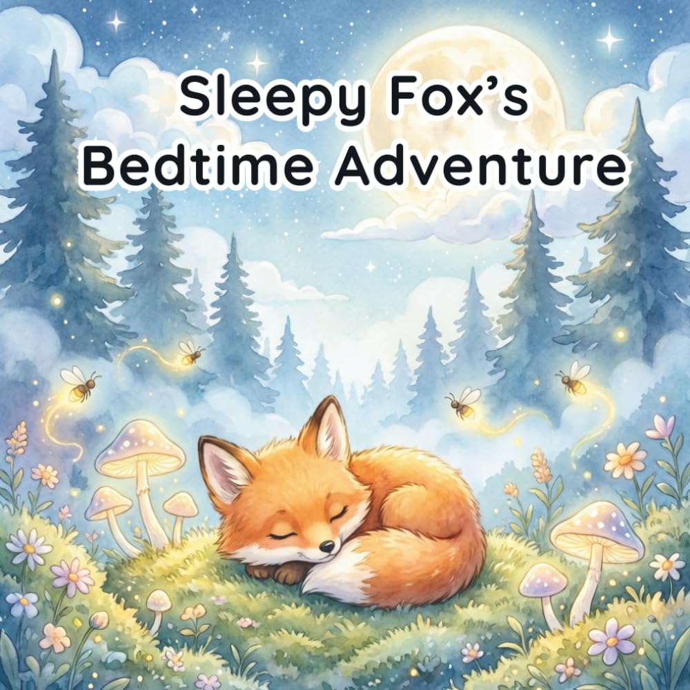 Sleepy Fox’s Bedtime Adventure: A Cute and Cozy Bedtime Story for Kids Ages 3–7