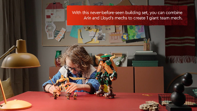 Amazon.com: LEGO NINJAGO Lloyd and Arin's Ninja Team Mechs
