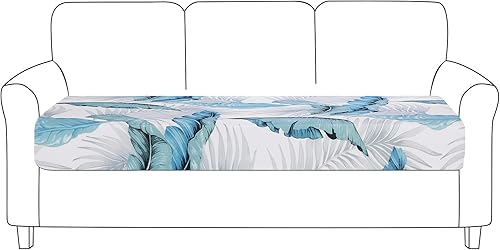 Miniatura 7 de NIBESSER Fundas de cojín impresas para sofá, fundas de cojín de repuesto para silla, suaves y elásticas para sofá, protector de muebles con parte