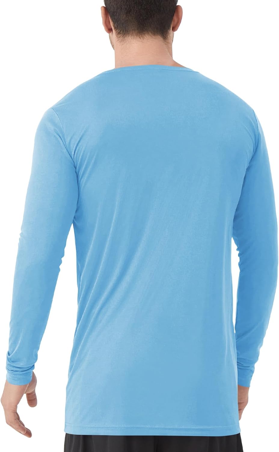 Idtswch Mens Tall Rash Guard UPF 50+ Long Sleeve Sun Shirts Quick Dry UV Protection Tee for Fishing Swimming Hiking