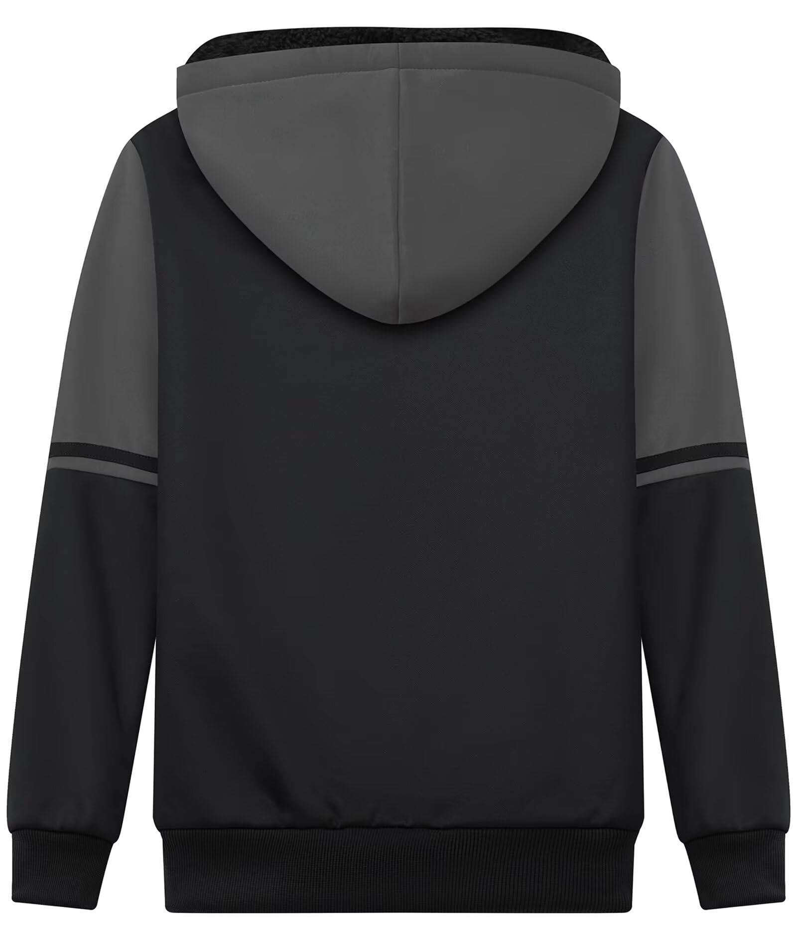 JACKETOWN Fleecejacke Jungen Gefüttert Kapuzenpullover mit Zipper Kinder Hoodie Sweatshirt Warm Kapuzenjacke Causal Winter Ourdoor Sweatjacke mit Fleecefutter Hooded Jacken