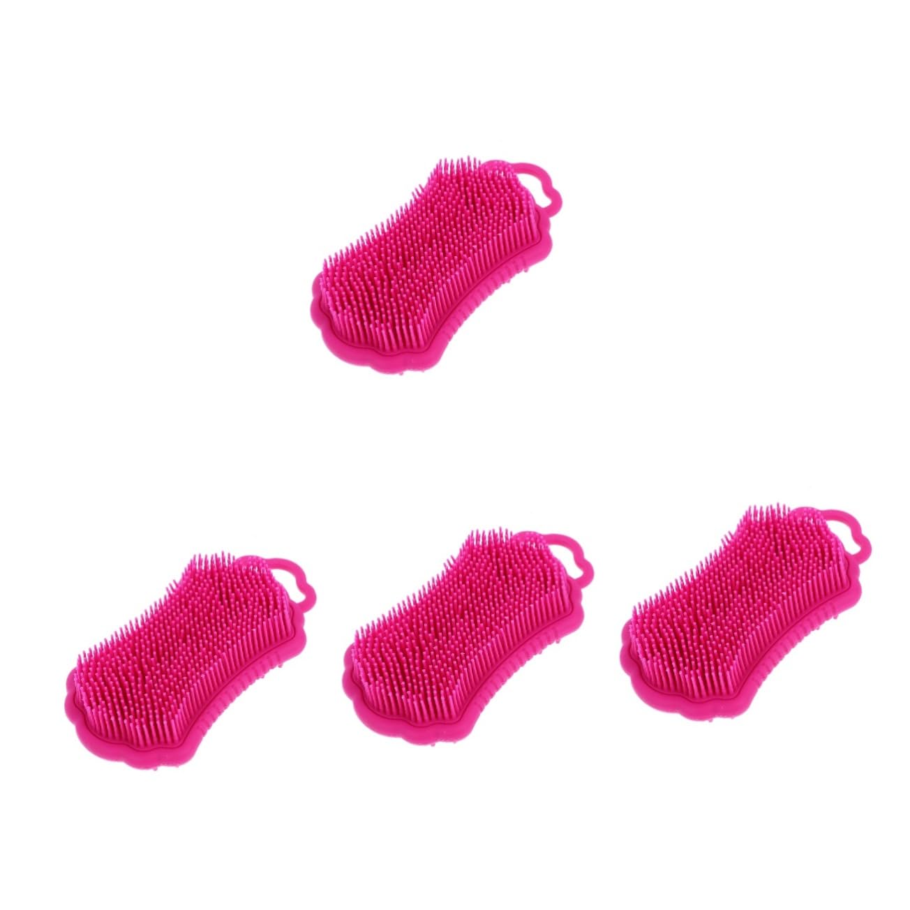 Healeved 4stücke Kopfhaut Massagebürste Exfoliating Scrubber Für Dusche Tiefenreinigend Und Für Haartypen Verbessert Die Durchblutung Und Fördert Die Nährstoffaufnahme