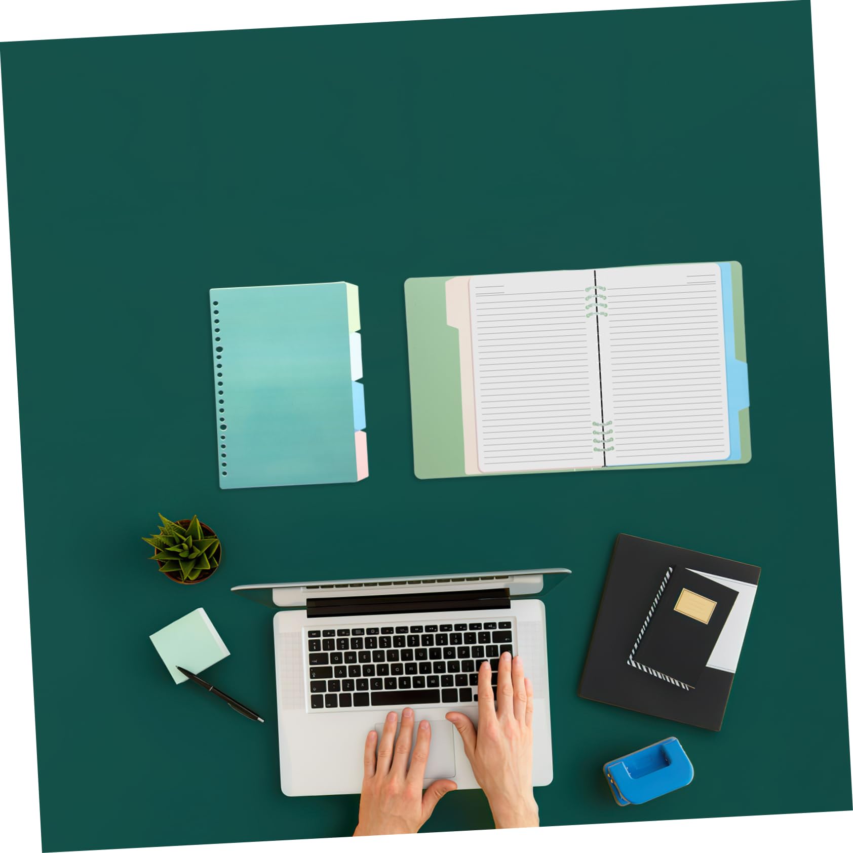 40 Sätze Vintage Binder Dividers mit Abnehmbaren Registerkarten Praktische Notizbuch und Ordner Trennblätter für Büro und Tagebuch Beschreibbar und Vielseitig Einsetzbar