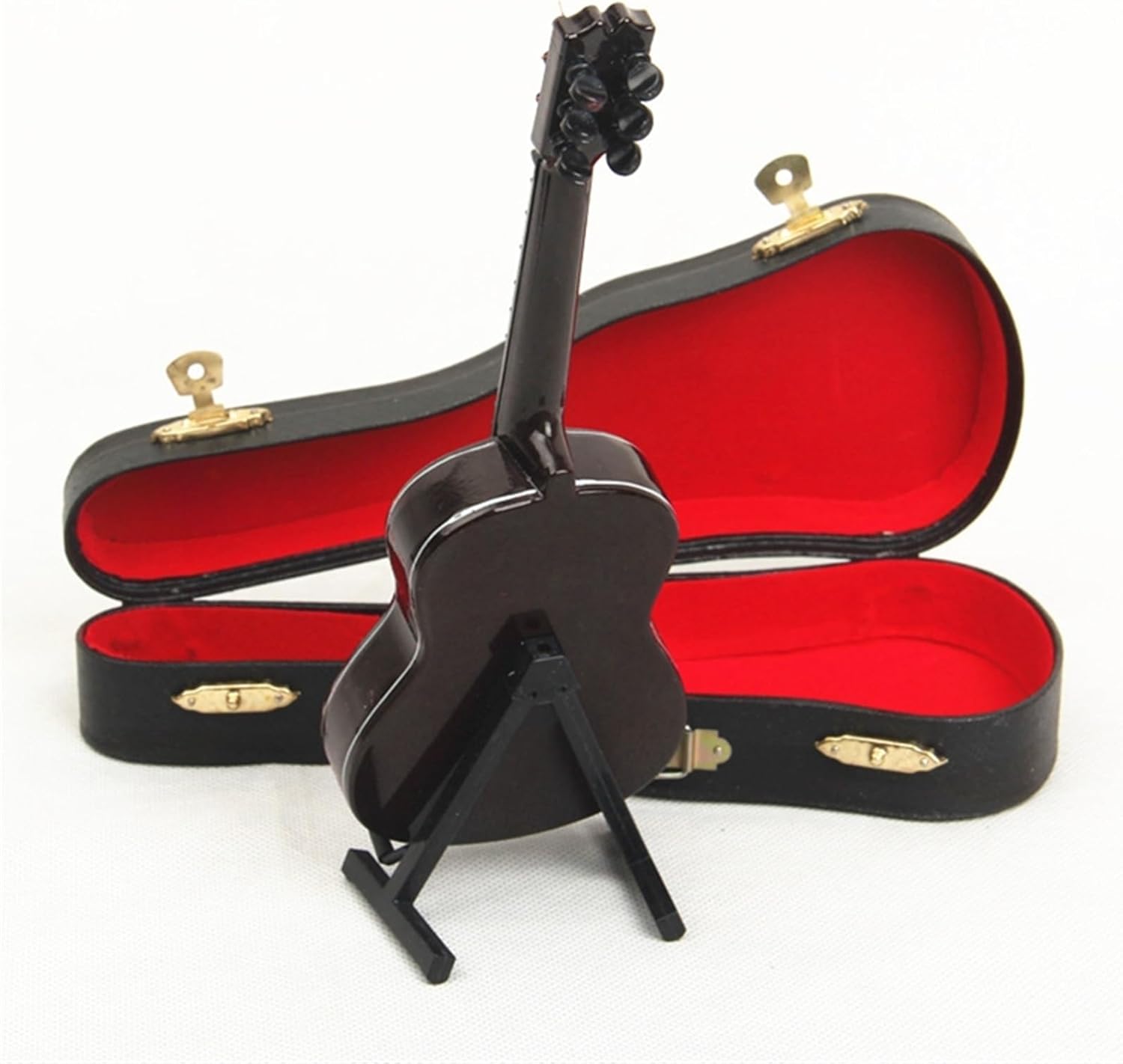 楽器モデル ミニ クラシック ギター モデル オーナメント フォーク 楽器 ギター ボックス オーナメント 小道具 (18cm)