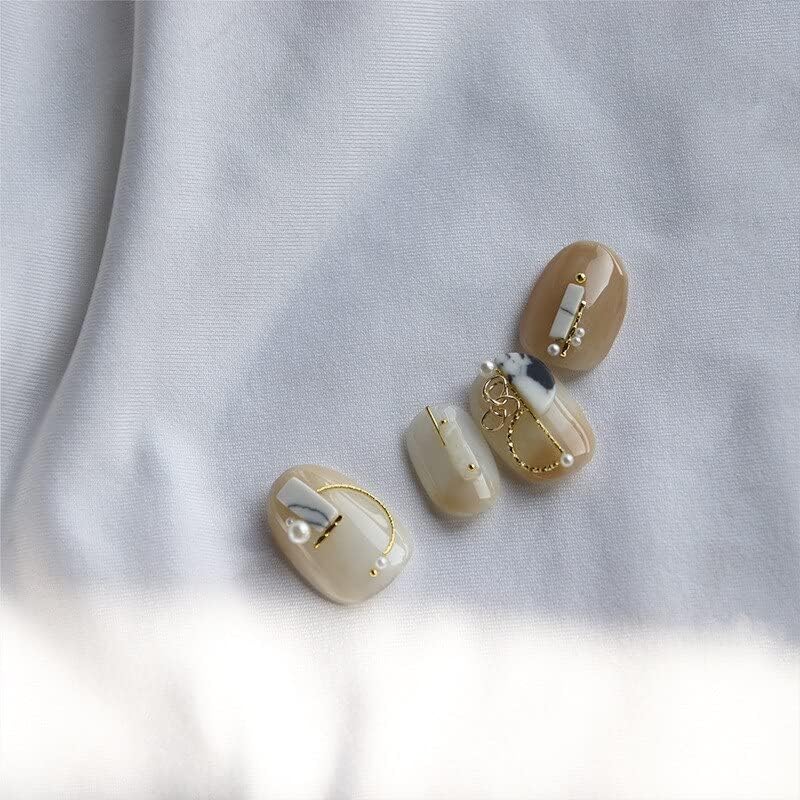 100PCS Glitter 3D Stone Nail Rhinestones Natural Studs for Nail Art Decoration Jewelry Japanese Style Nail Stones Gems - (Color: Random 100PCS)