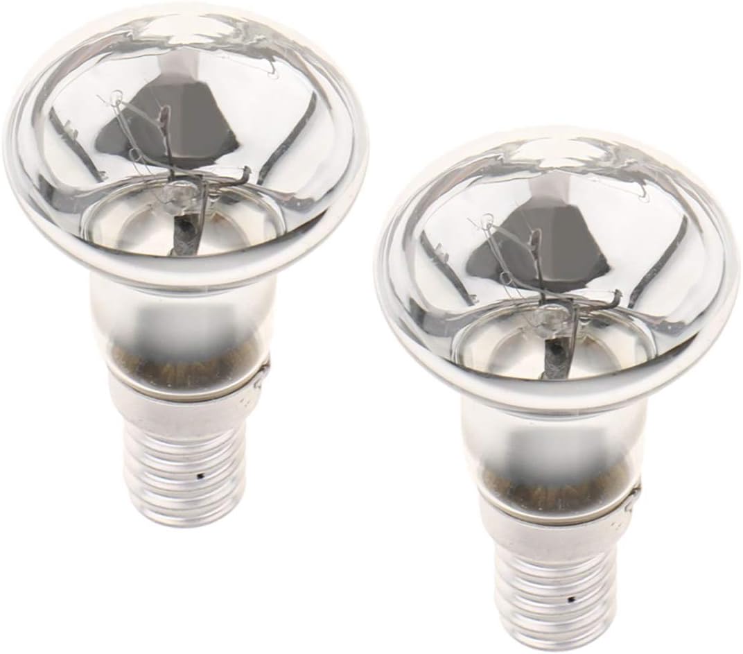 Morning May 2 x 25 Watt R39 E14 Reflector Headlight Lamp Replacement Bulb for Lava Lamp