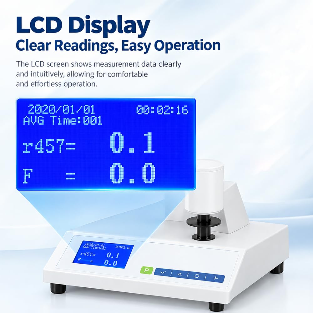 Testeur de blancheur numérique de précision R457, testeur de Blanc