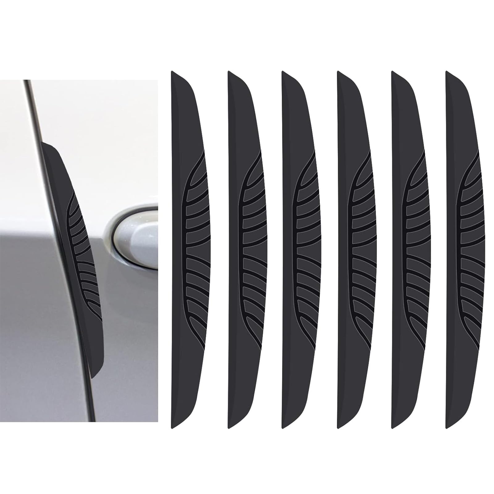 JIAHAI 6Pcs Car Door Edge Protector for Audi A3 8P FL SPORTBACK 2008-2013