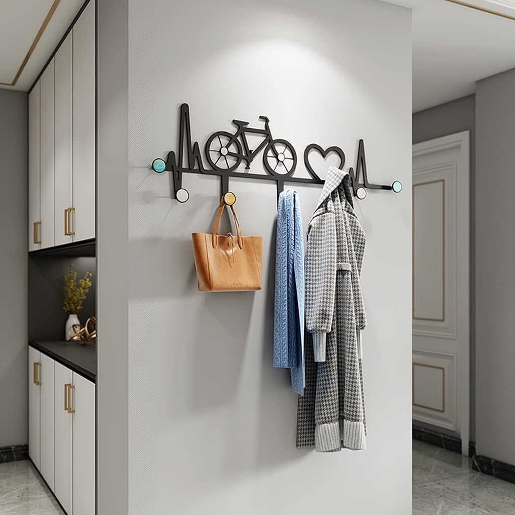 Wall Mounted Coat Rack Wall Mounted Coat Rack Home Wall Hangers Creative Three-Dimensional Decorative Hooks Bedroom Living Room Entryway Coat Rack Storage Benches (Brass)