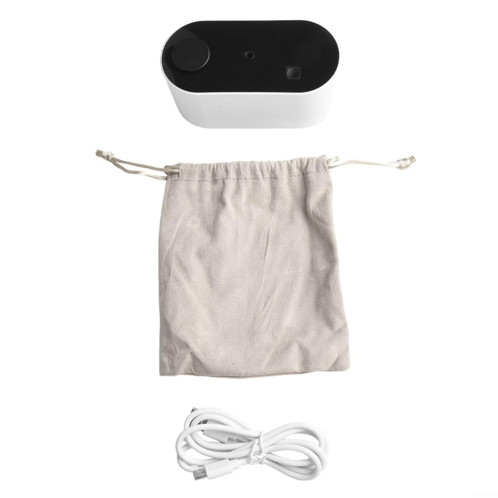 Nebulizzatore senza acqua, diffusore di oli essenziali, 2000 mAh, ricaricabile, erogatore di profumo puro, senza calore, senza acqua, per casa, camera da letto, ufficio, soggiorno, deodorante nero