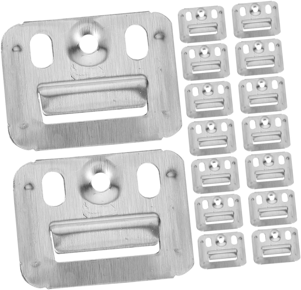 300pcs Stainless Steel Clamps for Woodworking Panel Clamps Furniture Hardware Easy Install