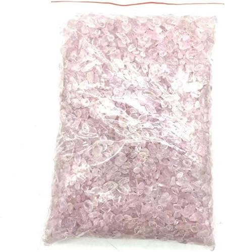 Miniatura 2 de 1000g Wholesale 5-7mm Tumbled Rose Quartz Polishing Stone Crystal Chips Gravel Spiritual Gifts
