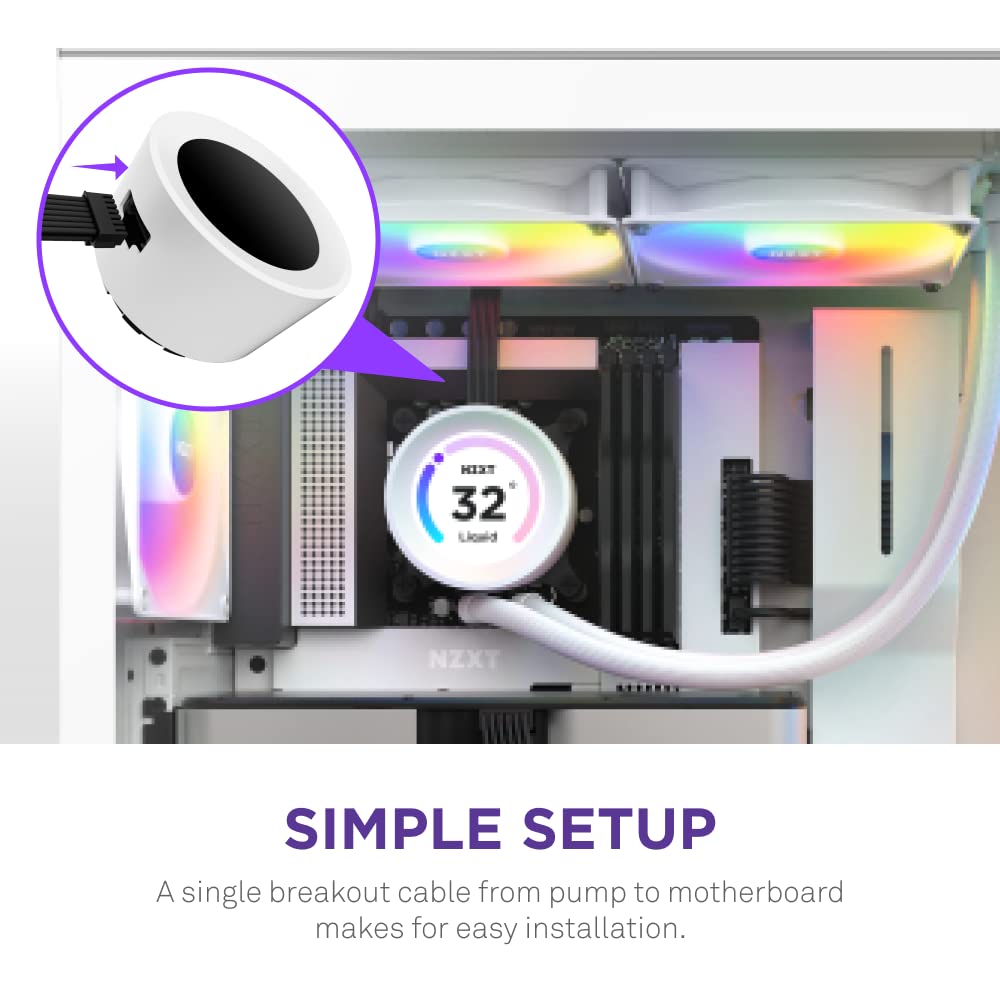NZXT Kraken Elite 280 RGB - RL-KR28E-W1-280mm AIO CPU Liquid