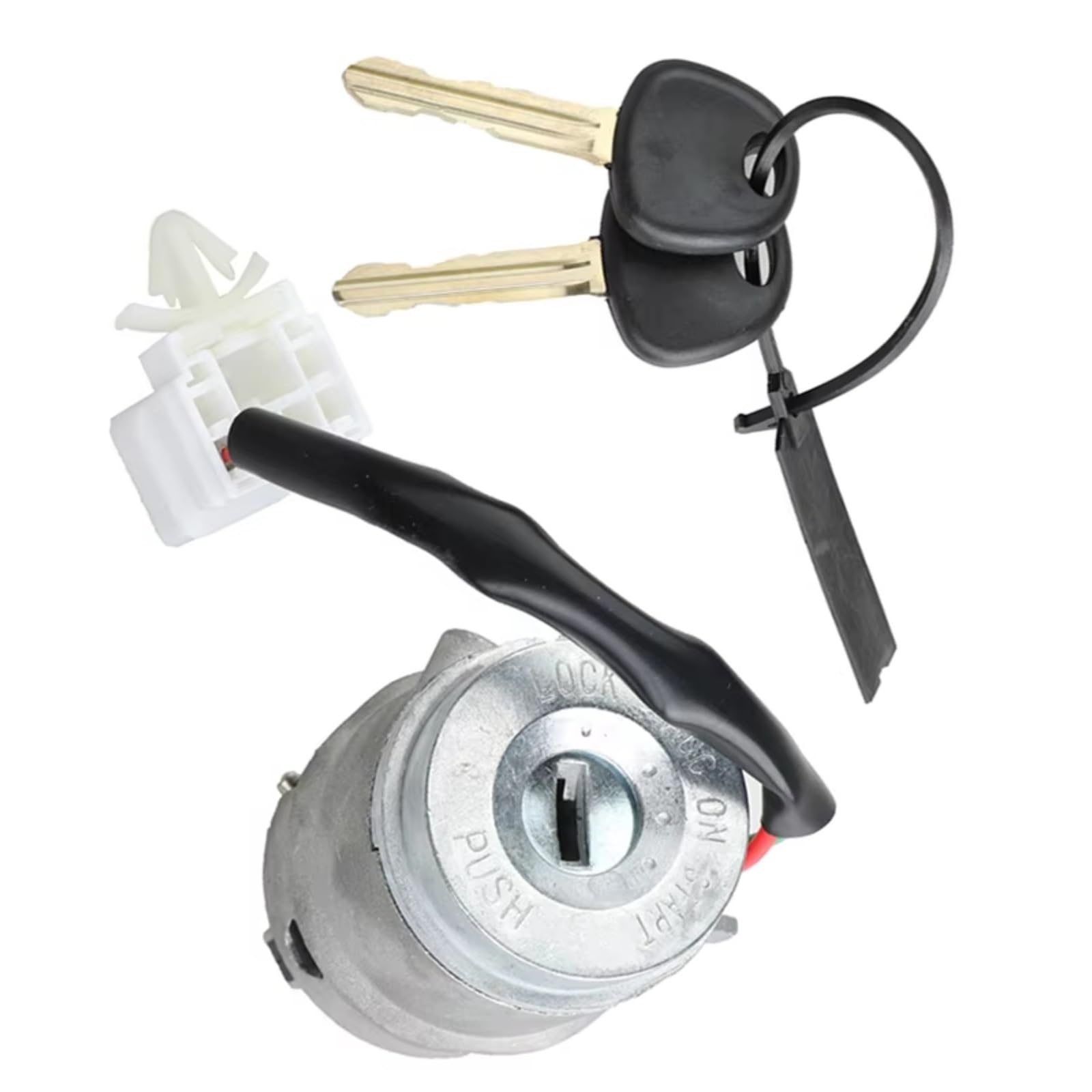 Qaliydfd One Color Ignition Lock Cylinder Compatible With Hyundai For Accent 1.6L 2006-2011 Door Lock Cylinder Barrel With 2 Keys Car 819201Ea00 81920-1Ea00