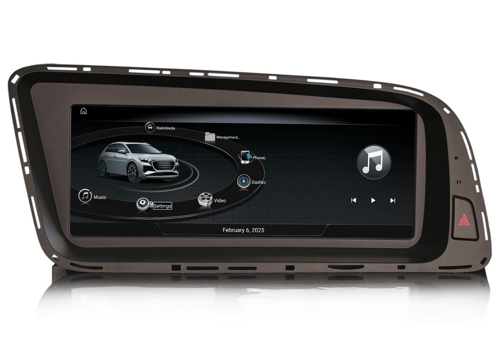 Qualcomm 8-Core Autoradio Android 14 GPS Navigatore per Audi Q5 2009-2016 Wireless Carplay SWC WiFi DSP DAB+ Bluetooth 5.1 OEM Radio 8,8 pollici IPS Schermo tattile