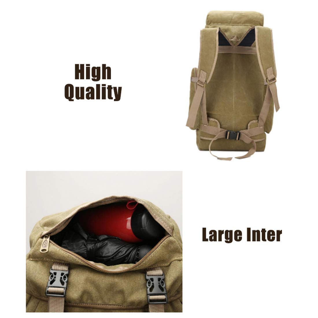 Plecak turystyczny jakości Outdoor Sport Torba Molle Wodoodporny Wspinaczka Piesze Wycieczki Wojskowy Plecak Taktyczny Camping Alpinizm 75L