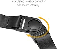 Vista 6 de iPick Image Hecho para Ford F-150 2008-2014 Correa negra con llavero de metal 3D F-150, Negro