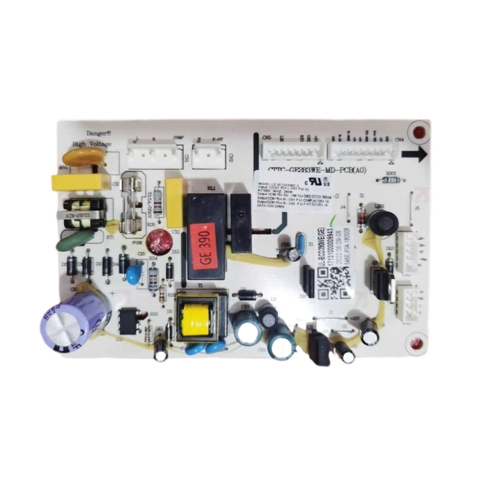 Placa base de nevera 17131000009943 con sistema de gestión térmica estable