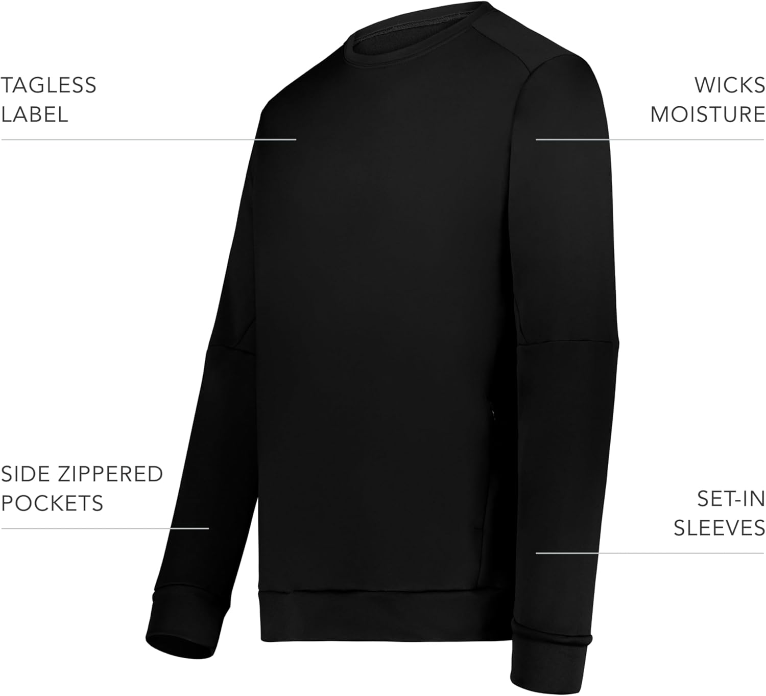 Holloway mens Holloway Momentum Team Fleece Crew - Image 4