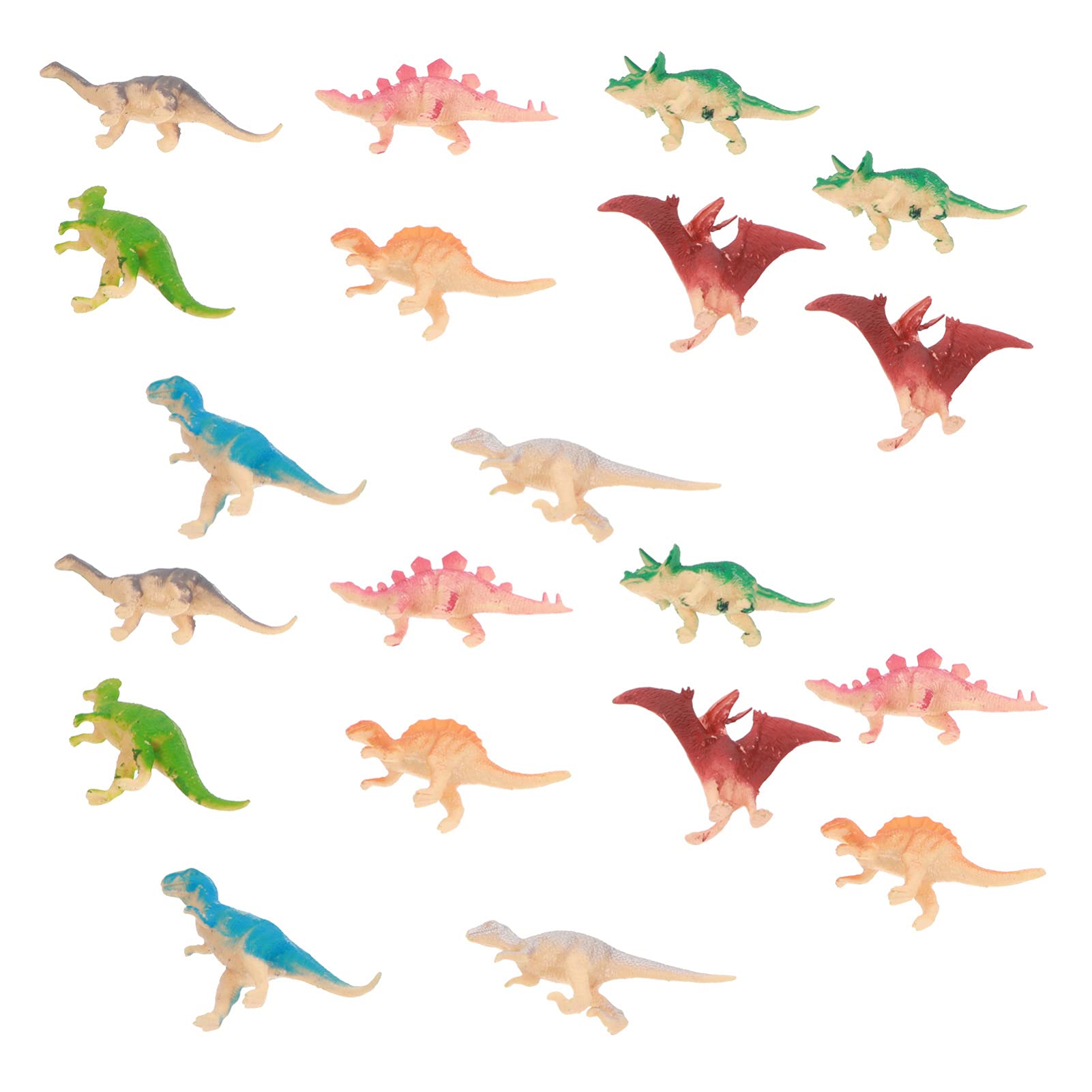 Buy TOYANDONA 20pcs Mini Dinosaur Toy Set Tiny Dinosaurs Figures