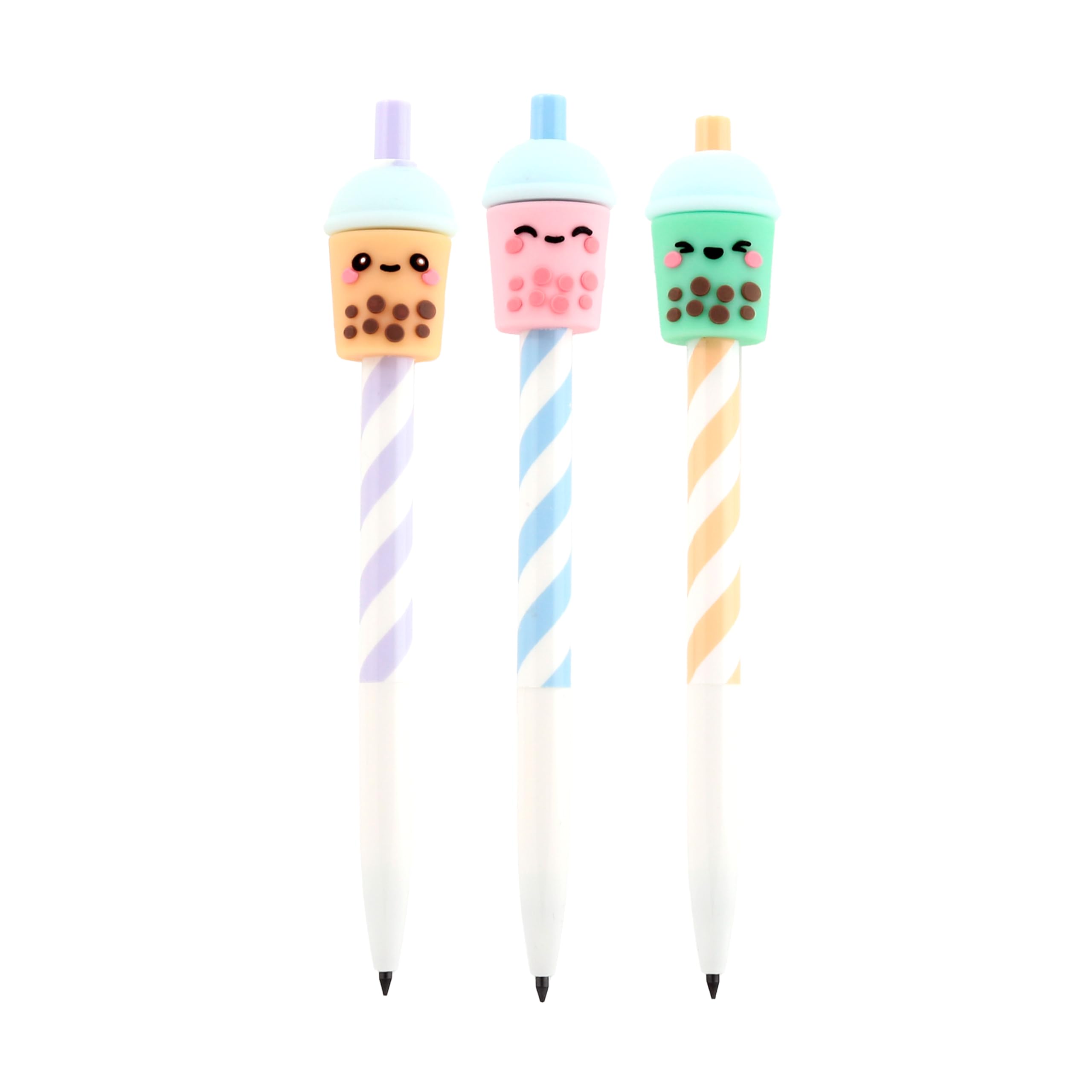Puckator Foodiemals Bubble Tea Everlasting Pencil – Cool Cute Infinity Ifinite penna a matita illimitata per bambini scuola disegno diario – forniture per il rientro a scuola penne matite regali