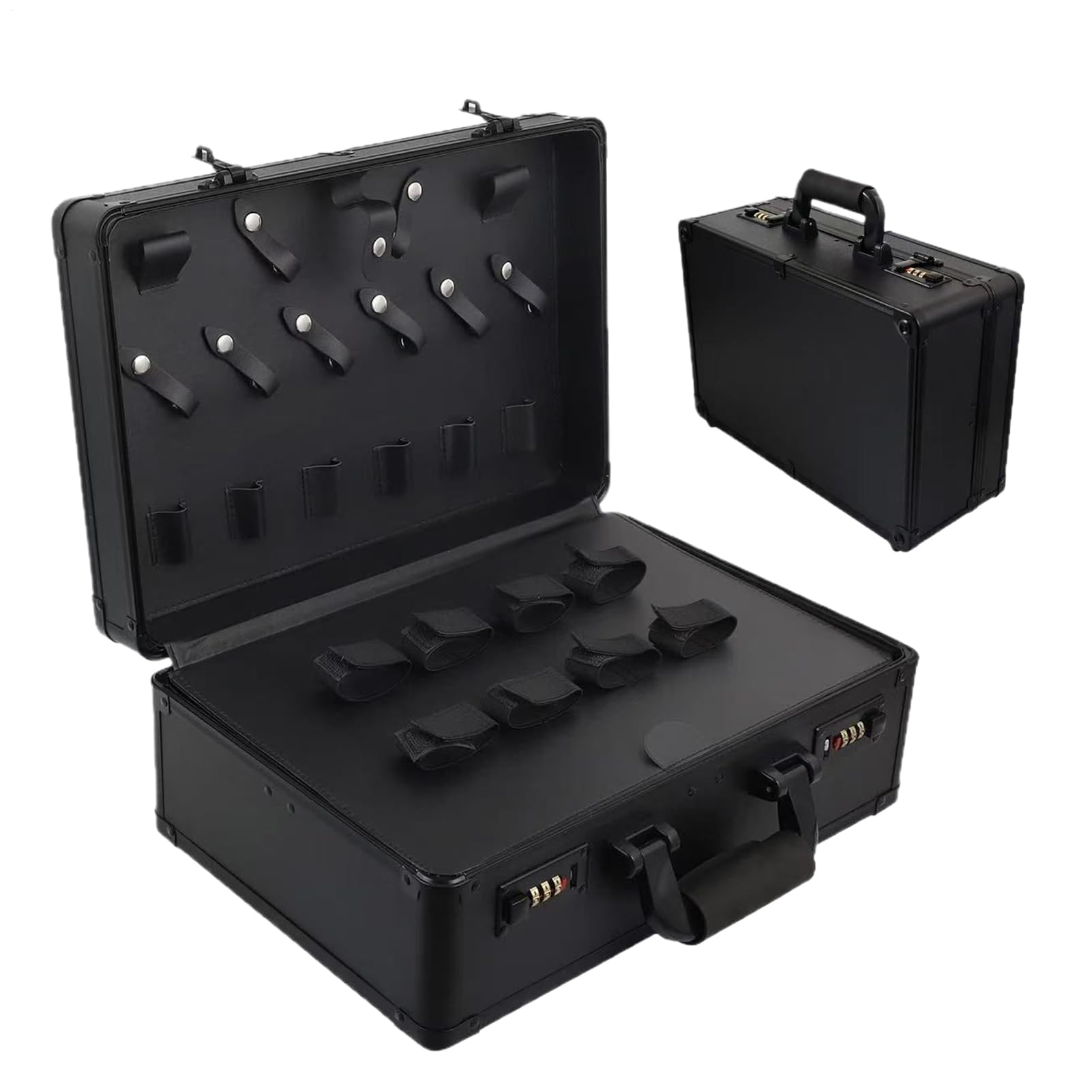 Friseur Tragekoffer Robuster Tragbarer Trimmer Organizer mit Schlössern