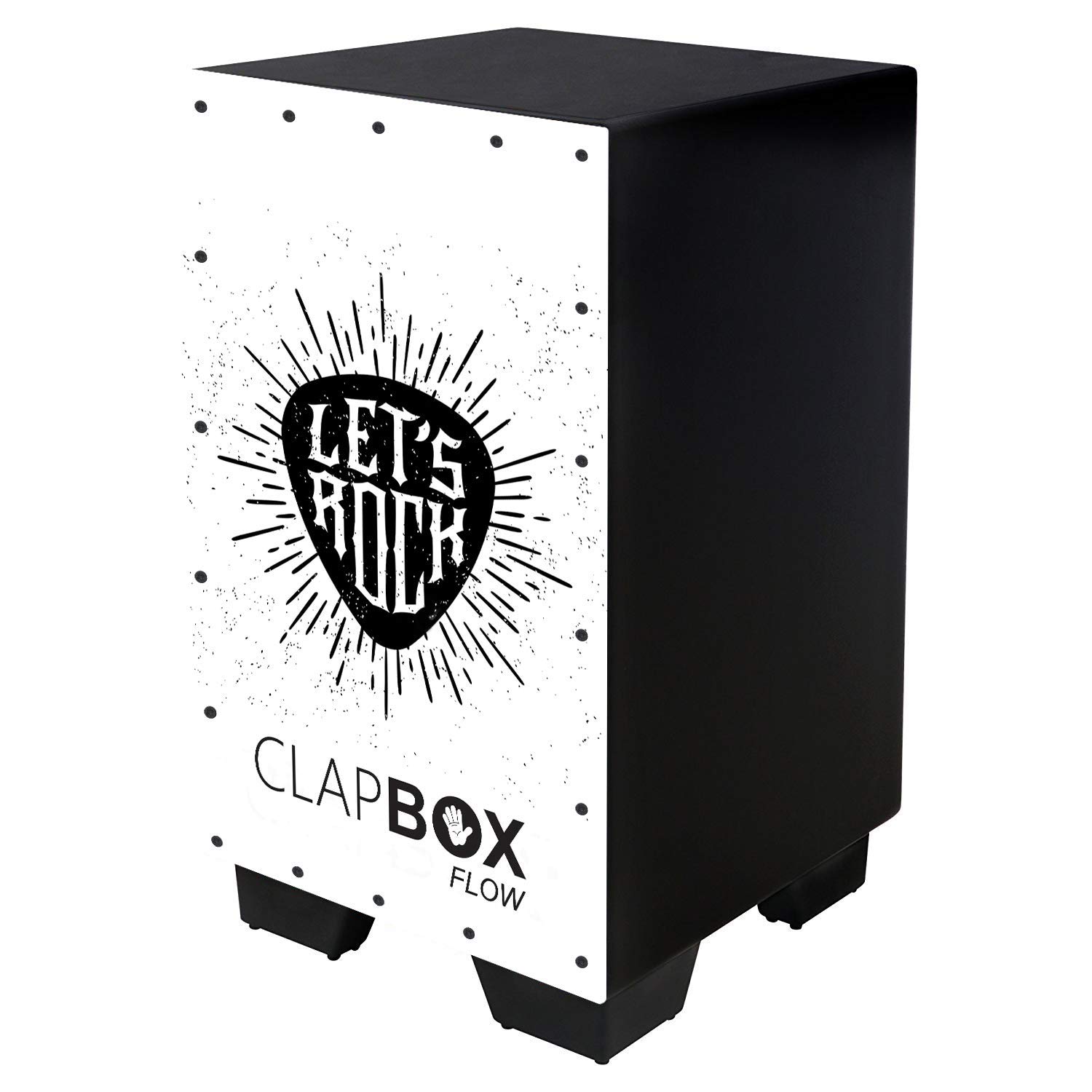 Clapbox Flow Graphic Cajon Walnut wood (H50 W30 L30) 3 Internal